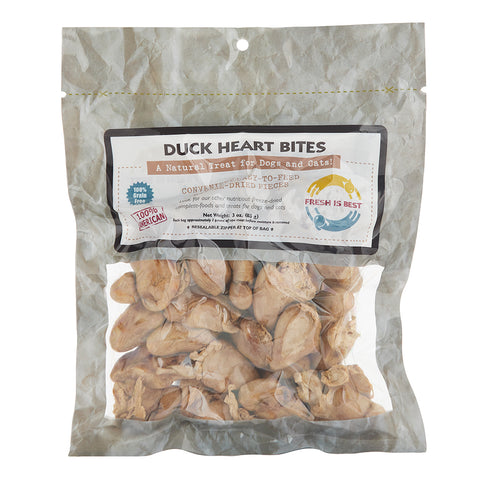 Fresh Is Best Duck Heart Bites 2oz