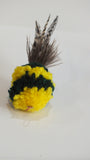 Fisherman's Crocheted Feather Ball  3 Colors     Stick Sold Separately