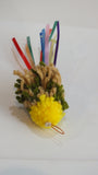 Fisherman's Crocheted Mouse W/Satin Tail  5 Colors   Stick Sold Separately